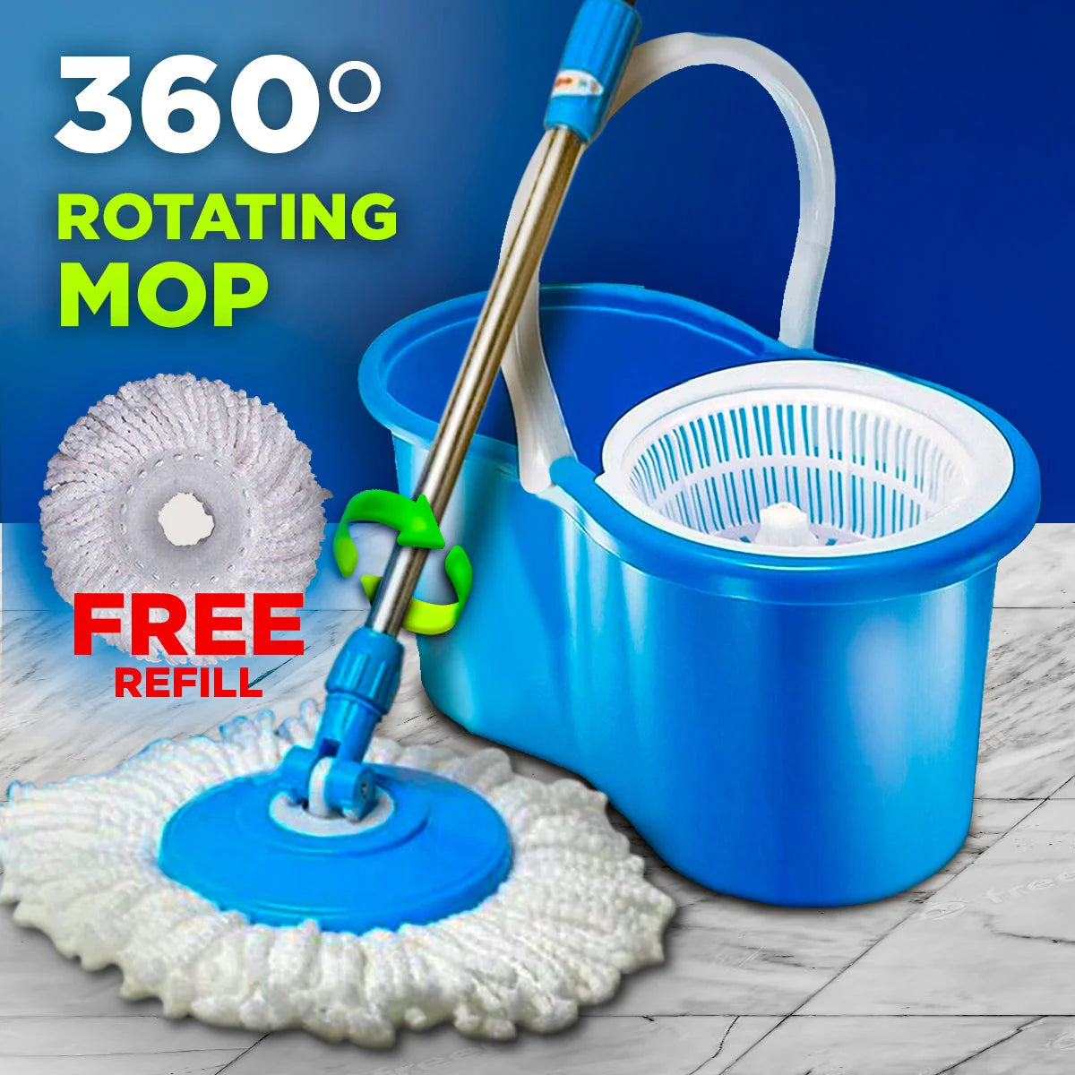 Magic Spin Mop Set -