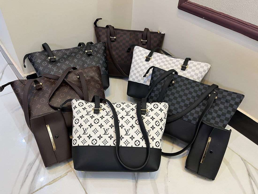 Lv  Tote Bag With Clutch Wallet